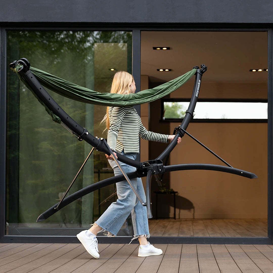 anymaka Hammock Stand + Free Canopy