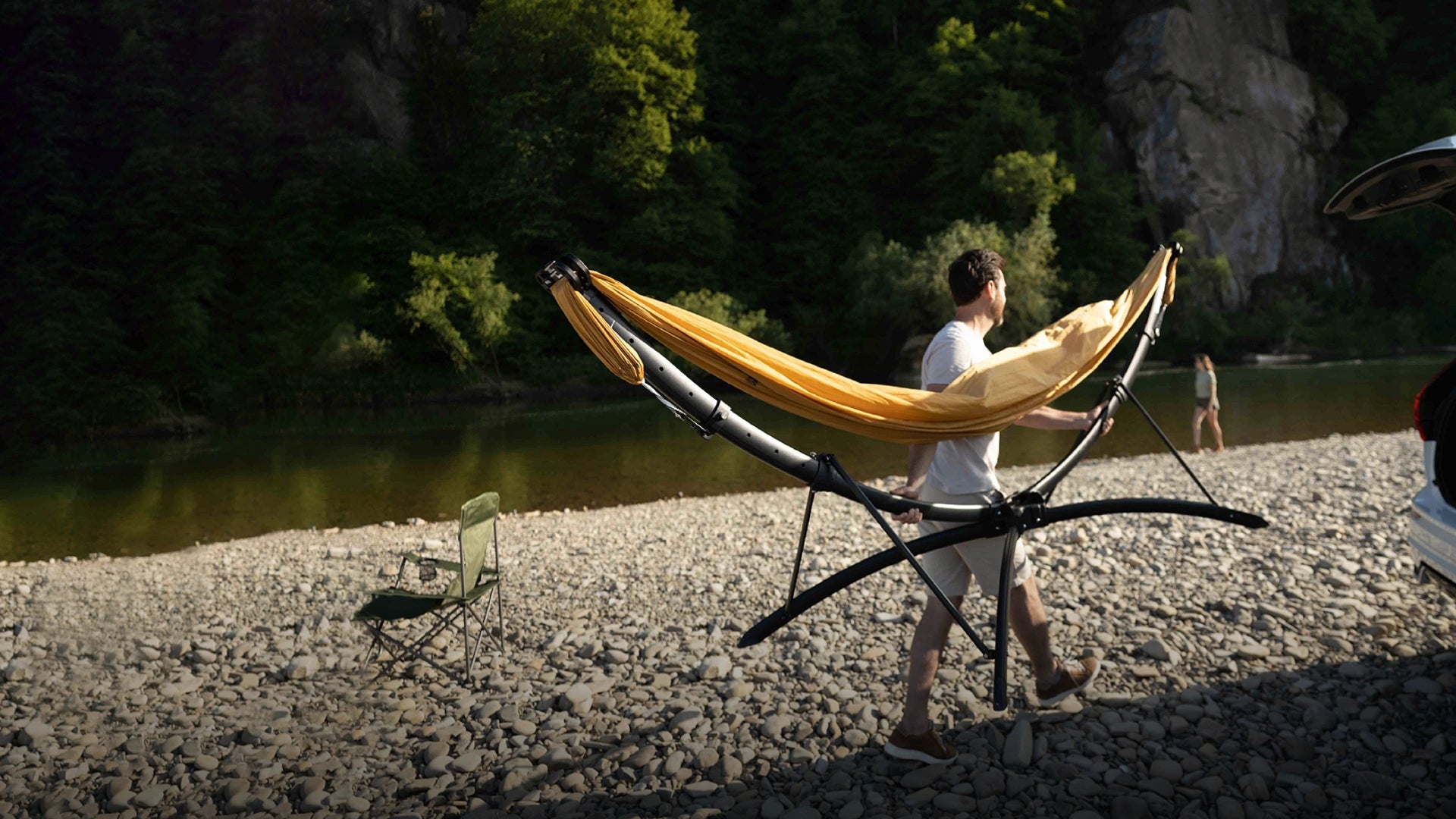 Double hammock with canopy online