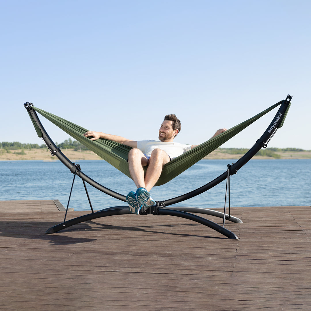 anymaka Hammock Stand + Free Canopy