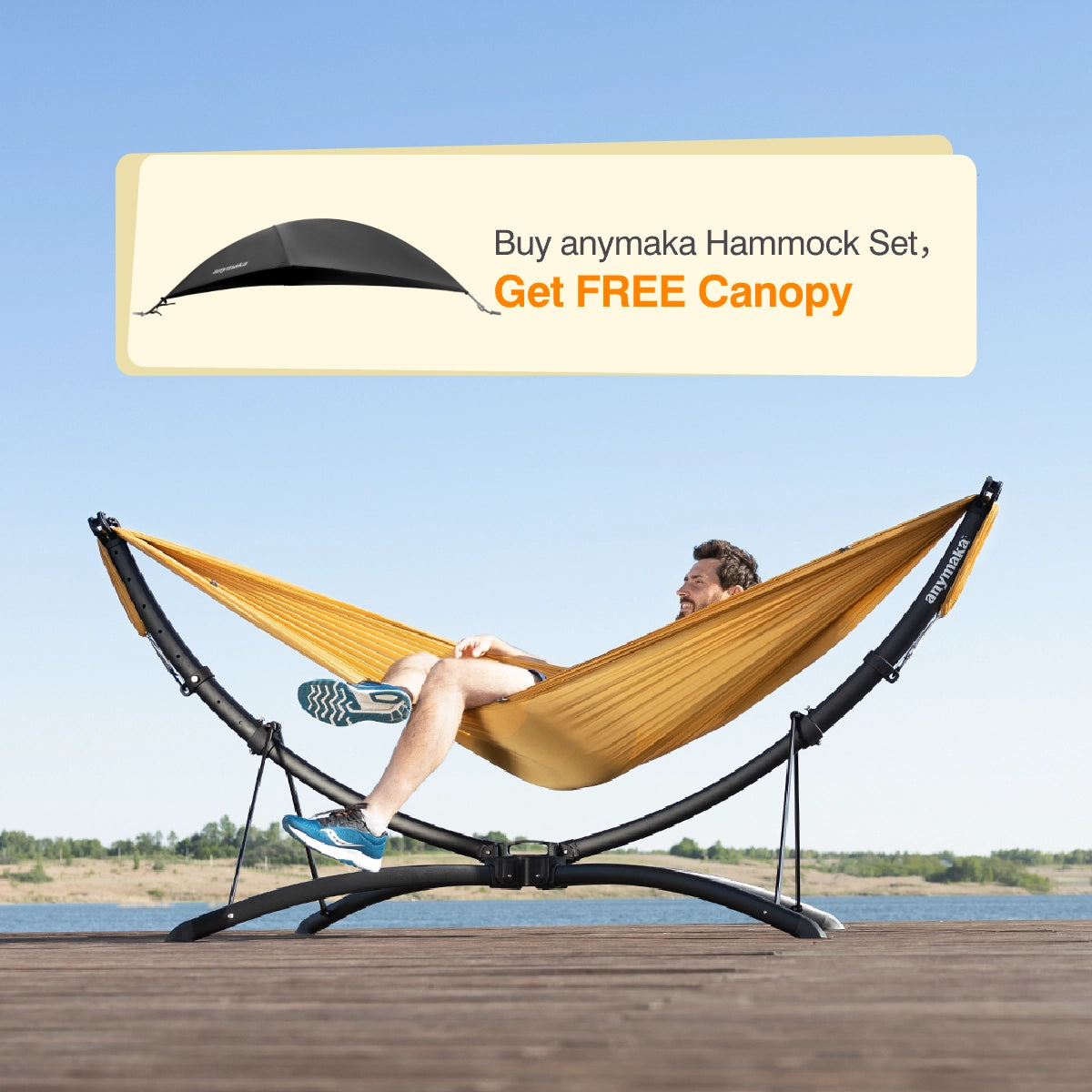 anymaka Hammock Set + Free Canopy