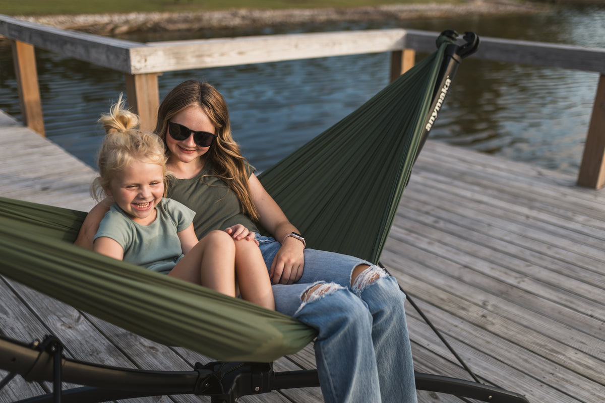 anymaka Official Site | Portable Hammock Stand