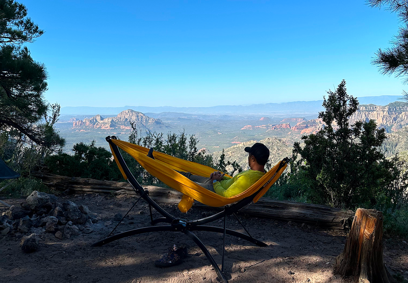 Truly portable hammock & stand